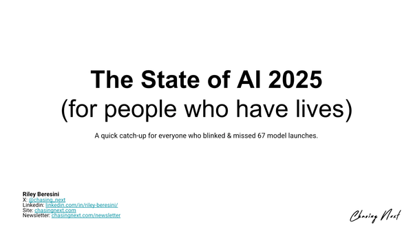 The State of AI 2025 (For People Who Have Lives)